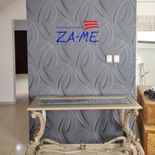 Papel tapiz con diseño en relieve León — proyecto 7
